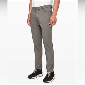Lululemon ABC Pant Classic Dye Washed Grey Sage SZ 33